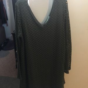Maurice’s olive green dress